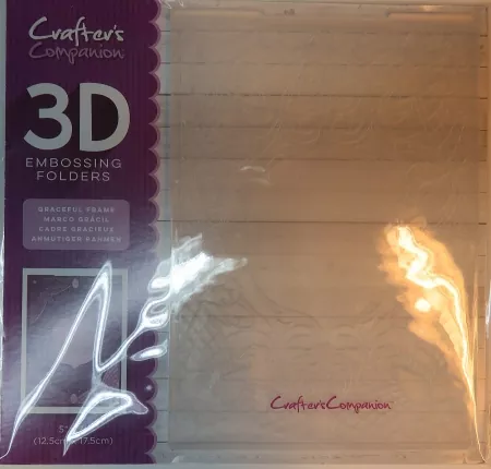 3D Embossing Folder, Anmutiger Rahmen, Crafters Companion