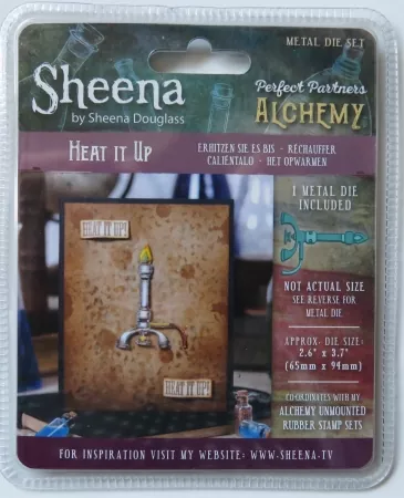 Sheena Douglass, Metall Stanze Alchemy Heat it up, Crafters Companion