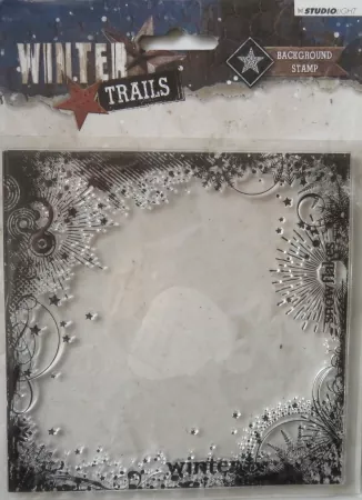 Winter Trails, Stamp, Stempel Hintergrund, Studio Light