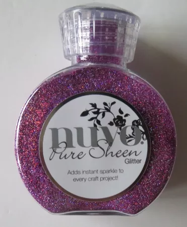 Nuvo Pure sheen glitter - hot pink, Tonic Studios