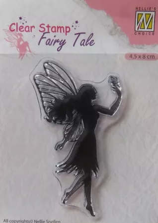 Nellie`s Choice Clearstamp silhouette Fairy Tale Nr 8, Nellie Snellen