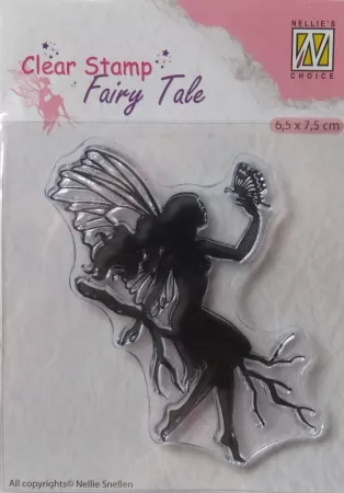 Nellie`s Choice Clearstamp silhouette Fairy Tale Nr 9 , Nellie Snellen