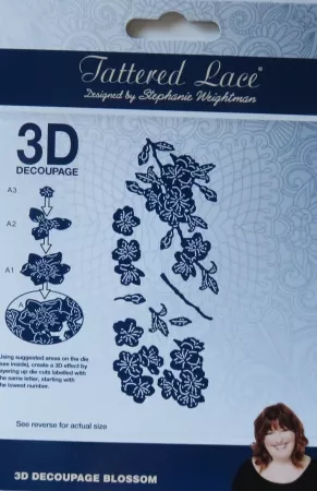 3D Metall Stanzen und CD Blossom & Magnolia, Tattered Lace