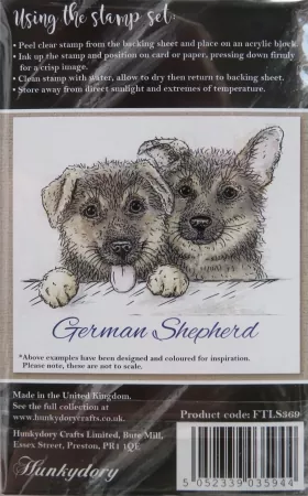 It's a Dog's Life Clear Stamp - German Shepherd, Hunkydory