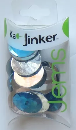 Ka-JinkerJems, Kreis facettiert, türkis, Blumenthal Craft