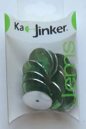 Ka-JinkerJems, Kreis facettiert, hell grün, Blumenthal Craft
