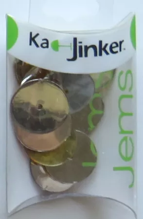 Ka-JinkerJems, Kreis facettiert, gold, Blumenthal Craft