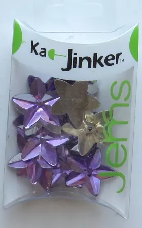 Ka-JinkerJems, Stern, hell violett, Blumenthal Craft