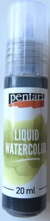 Liquid watercolor ocker, Pentart