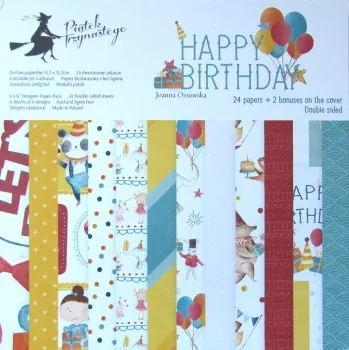 Piatek13 - Paper pad Happy Birthday