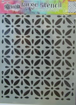 Ranger Dylusions Stencils Quilts - Large