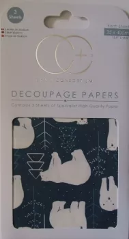 Craft Consortium Polar Express Decoupage Papers
