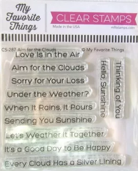 My Favorite Things ,Aim for the clouds Clear Stamps