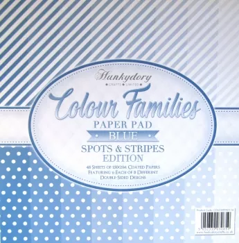 Hunkydory, Colour Families Paper Pad - blue