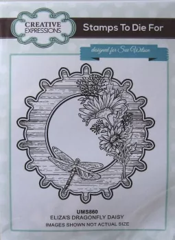 Creative Expressions • Stamp Eliza`s Dragonfly Daisy