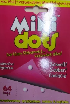 Mini Klebepunkte, 64 Stück