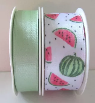 Geschenkbänder Melone, 2-teilig