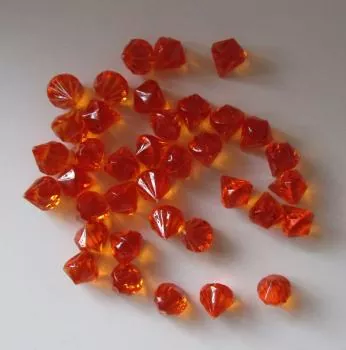 MBI, Acryldiamanten, orange, ca 120 g
