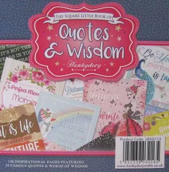 Hunkydory, Square Little Book of Quotes & Wisdom