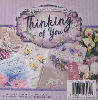 Hunkydory, Square Little Book of Thinking of You