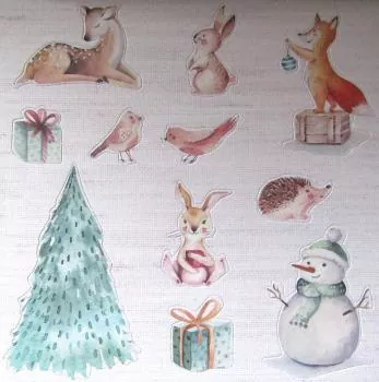 Crafter's Companion Watercolour Christmas 6x6 Inch Paper Pad