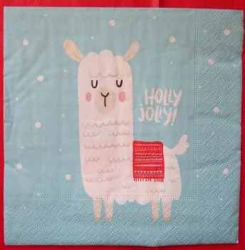 Serviette HollyJolly, 5 Stück