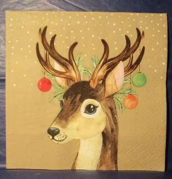 Paper Design, Servietten Deer Baubles
