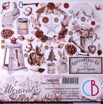 Ciao Bella, Cozy Moments 6x6 Inch Fussy Cut Pad