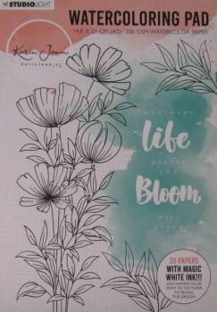Studiolight, Watercoloring Pad Life with Blooms