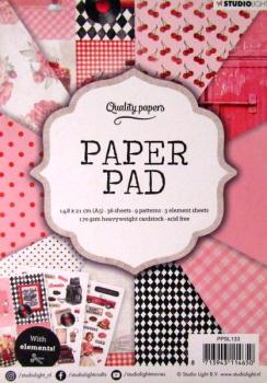 Studiolight, Paper Pad Vintage red
