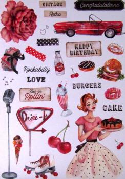 Studiolight, Paper Pad Vintage red