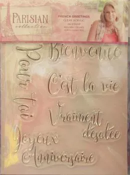 Crafter's Companion Sara Signature Parisian Collection French Greetings