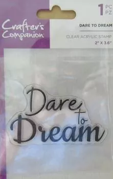 Crafter's Companion Stempel Dare to Dream