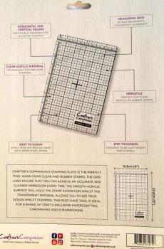 Crafters Companion, Stamping Plate, Large