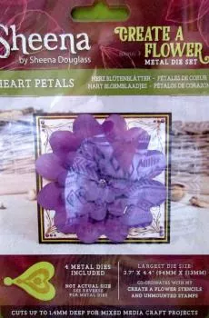 Crafters Companion by Sheena, Create a flower Heart Petals