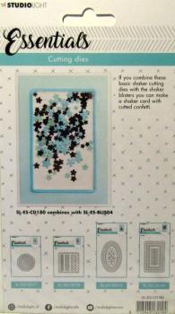 Studiolight Cutting Dies Rectangl with Flowers
