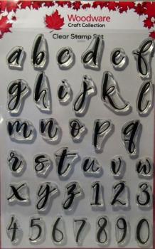 Woodware, Stamp Brush Script Lowercase