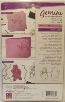 Crafters Companion, Stamp and Die Snowman