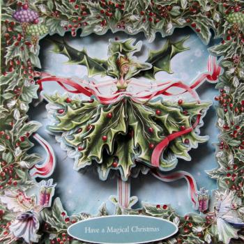 Papermania Framed Decoupage Card - Enchanted Christmas