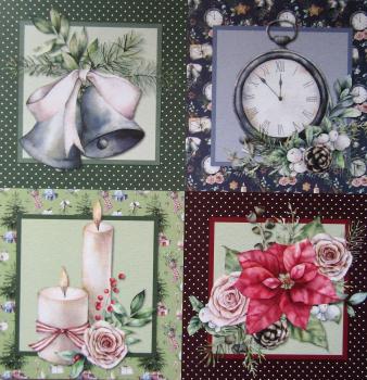 The Paper Boutique, Timeless Christmas 8x8 Inch Embellishments Pad