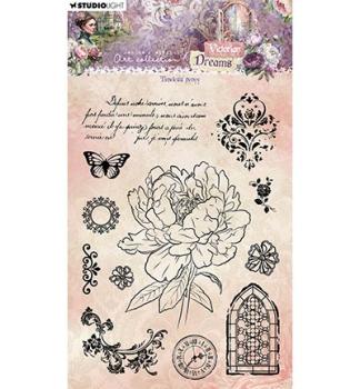 Studiolight • Stamp Timeless peony Victorian Dreams nr.610