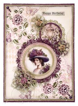 Studiolight • Sticker Sheets Black, kraft, white - English Victorian Dreams nr.19