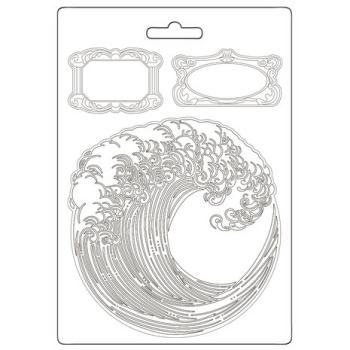 Stamperia, Silent Sea A5 Soft Mould Wave