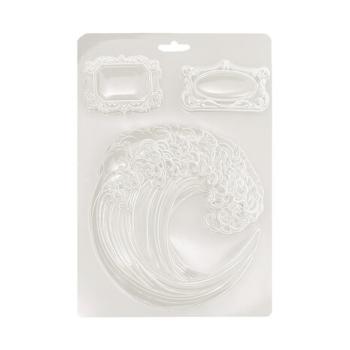Stamperia, Silent Sea A5 Soft Mould Wave