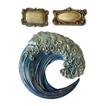 Stamperia, Silent Sea A5 Soft Mould Wave