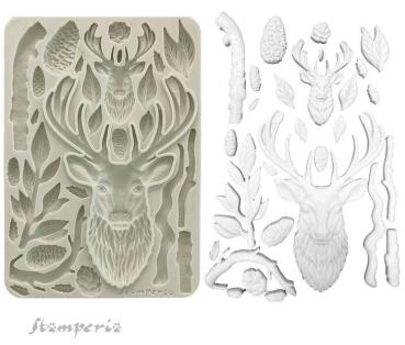Stamperia, The Owl's House A5 Silicon Mould Deer