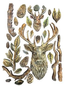 Stamperia, The Owl's House A5 Silicon Mould Deer