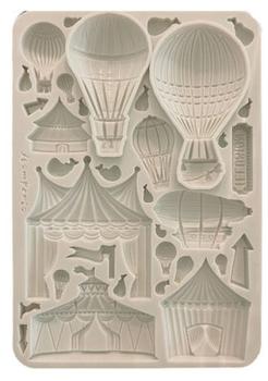 Stamperia, Alice in Christmas A5 Silicon Mould Circus and Air Balloons