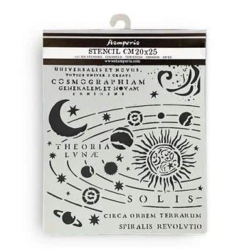 Stamperia, Fortune Thick Stencil Constellation