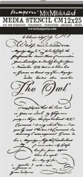 Stamperia, The Owl's House Thick Stencil Letter
